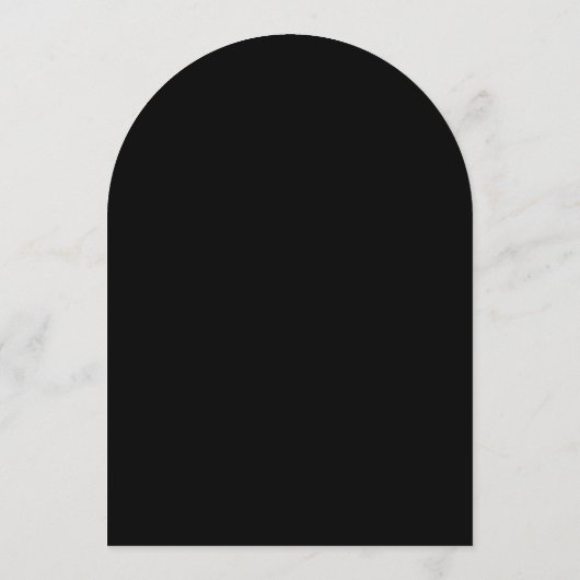 Modern Script Typography | Joyful Arch Wedding Kaart (Achterkant)