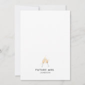 Modern script | Uitnodiging van Bridal Brunch (Achterkant)