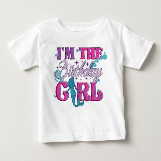 Modern Script Verjaardag Baby Girl (Voorkant)