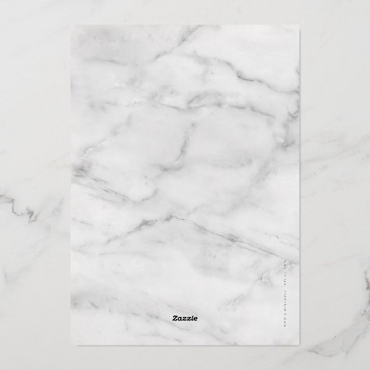 MODERN SCRIPT verrassing verjaardagsfeest zwart go Folie Uitnodiging (Achterkant)