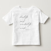 Modern script, vloeiend en waanzinnig Christelijk Kinder Shirts (Voorkant)