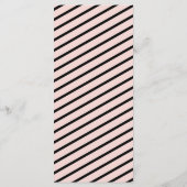 Modern script voor 30e verjaardag menu (Achterkant)