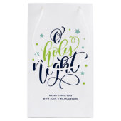 Modern script voor Heilige Dacht Kerstmis Klein Cadeauzakje (Achterkant)