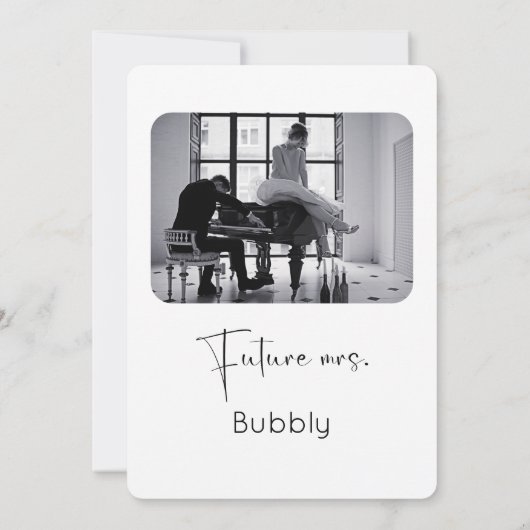 Modern Script Vrijgezellenfeest Love is Brewing Kaart (Achterkant)