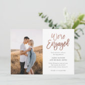 Modern script We zijn een partij voor fotoservice Kaart (Staand voorkant)