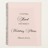 Modern Script Wedding Planner (Voorkant)