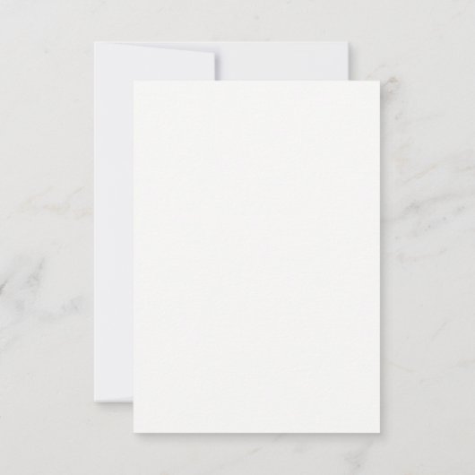 Modern Script Wedding RSVP met menuopties Kaart (Achterkant)