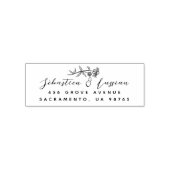 Modern Script Wedding Zelfinktende Stempel (Design)