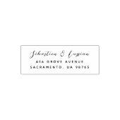 Modern Script Wedding Zelfinktende Stempel (Design)