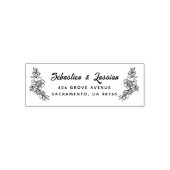 Modern Script Wedding Zelfinktende Stempel (Design)