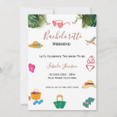 Modern script zomervakantie kaart (Voorkant)