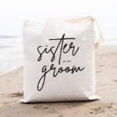 Modern Script Zus van de Bruidegom Boodschappentas Tote Bag