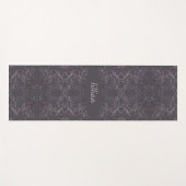 Modern Scroll Pattern Monogram Yogamat (Voorkant (horizontaal))