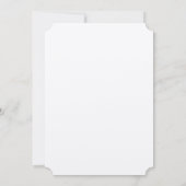 Modern Sea Glass Seashell Beach invitation de mari (Dos)