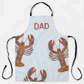 Modern Seafood Lobster Chef Trendy Dad Schort (Voorkant)