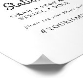 Modern Selfie Statiebord Poster (Hoek)