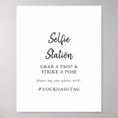 Modern Selfie Statiebord Poster (Voorkant)