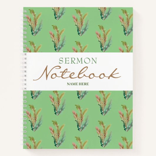 Modern Sermon Notitieboek (Voorkant)
