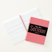 Modern Sermon Notitieboek (Binnen)