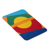 Modern Setting Sun Abstract Magnet (Côté Droit)