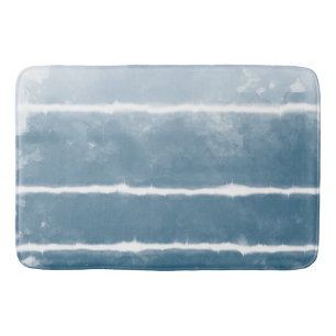 Modern Shibori Ombre Retro Tie Dye Hippie Indigo Badmat