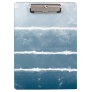 Modern Shibori Ombre Retro Tie Dye Hippie Indigo Klembord