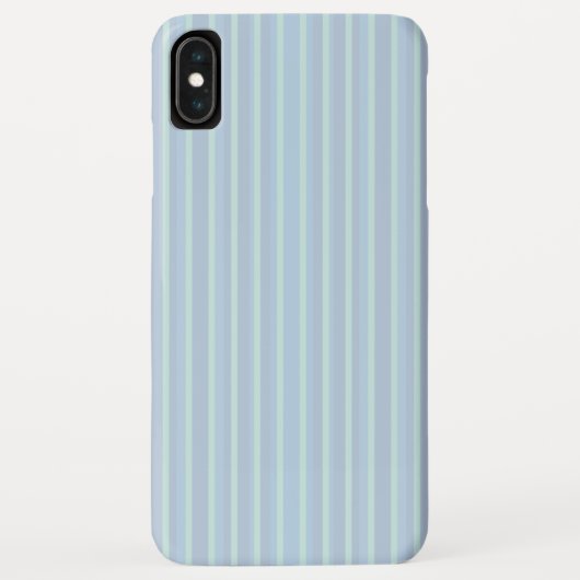 Modern Shimmering Blue Striped Case-Mate iPhone Case (Achterkant)