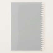 Modern Silver Bokeh Planner (Achterkant)