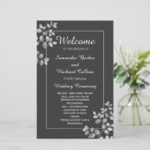 Modern Silver Floral (Staand voorkant)