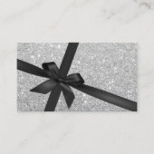 Modern Silver Makeup Artist Gift Certificate Kortingskaartje (Voorkant)