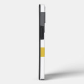 Modern, simpel, cool geometric yellow gray pattern Case-Mate iPhone case (Achterkant / Rechts)
