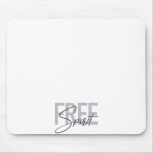 Modern, simpel, cool typography of Free Spirit Muismat