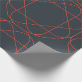 Modern, simpel, cute, playful geometric pattern cadeaupapier (Hoek)