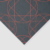 Modern, simpel, cute, playful geometric pattern tissuepapier (Detail)