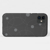 Modern, simpel, playful, fun pattern of circle Case-Mate iPhone case (Achterkant (horizontaal))