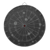 Modern, simpel, playful, fun pattern of circle dartbord (Voorkant)