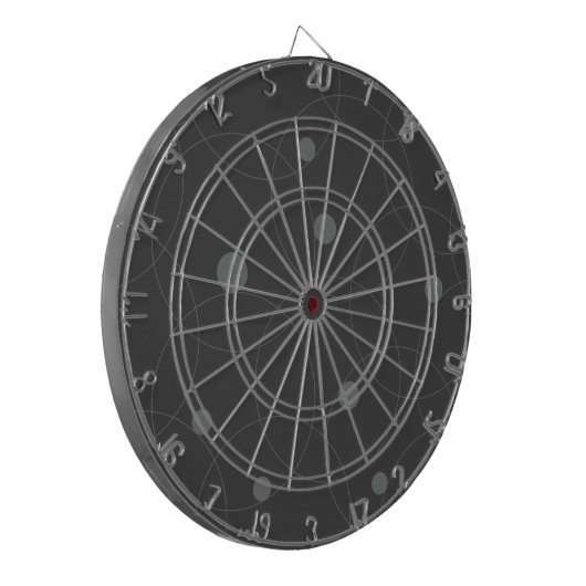 Modern, simpel, playful, fun pattern of circle dartbord (Voorkant Links)