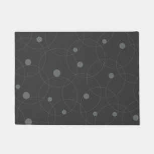 Modern, simpel, playful, fun pattern of circle deurmat
