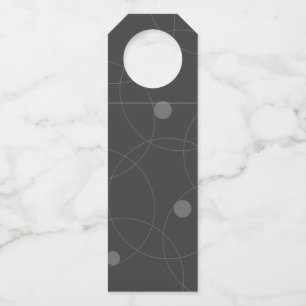 Modern, simpel, playful, fun pattern of circle flessenhanger