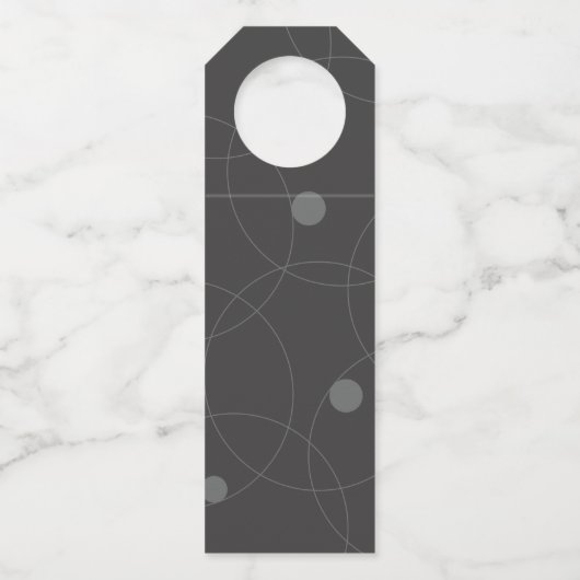 Modern, simpel, playful, fun pattern of circle flessenhanger (Voorkant)