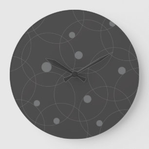Modern, simpel, playful, fun pattern of circle grote klok