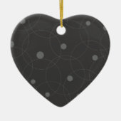 Modern, simpel, playful, fun pattern of circle keramisch ornament (Voorkant)