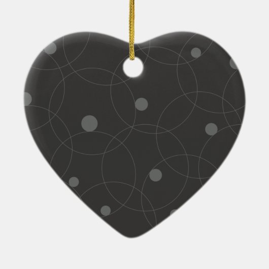 Modern, simpel, playful, fun pattern of circle keramisch ornament (Achterkant)