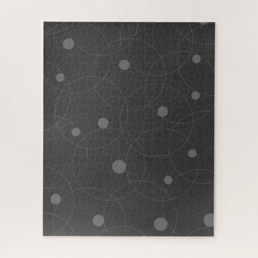 Modern, simpel, playful, fun pattern of circle legpuzzel (Verticaal)