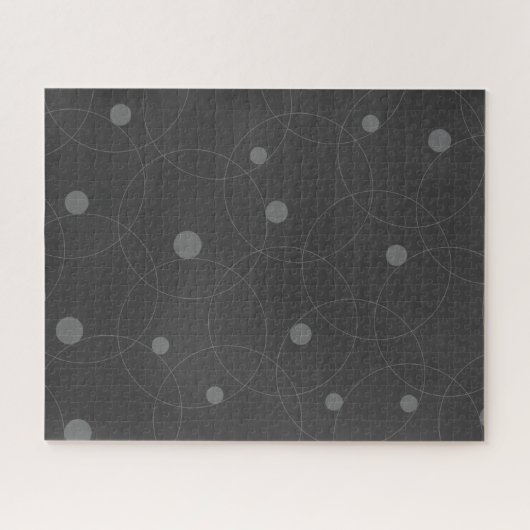 Modern, simpel, playful, fun pattern of circle legpuzzel (Horizontaal)