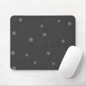 Modern, simpel, playful, fun pattern of circle muismat (Met muis)