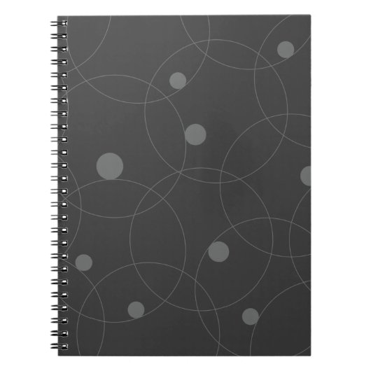 Modern, simpel, playful, fun pattern of circle notitieboek (Voorkant)