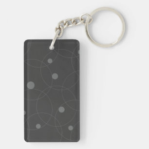 Modern, simpel, playful, fun pattern of circle sleutelhanger