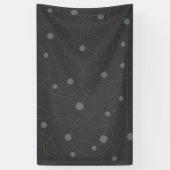 Modern, simpel, playful, fun pattern of circle spandoek (Verticaal)