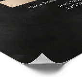 Modern Simpel Salon Price List Poster (Hoek)